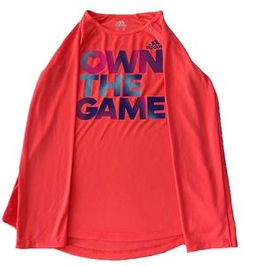 Adidas neon active wear shirt